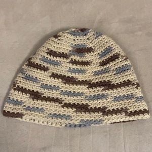 🚨4/$15🚨 Beige, Brown & Blue Knit Toque